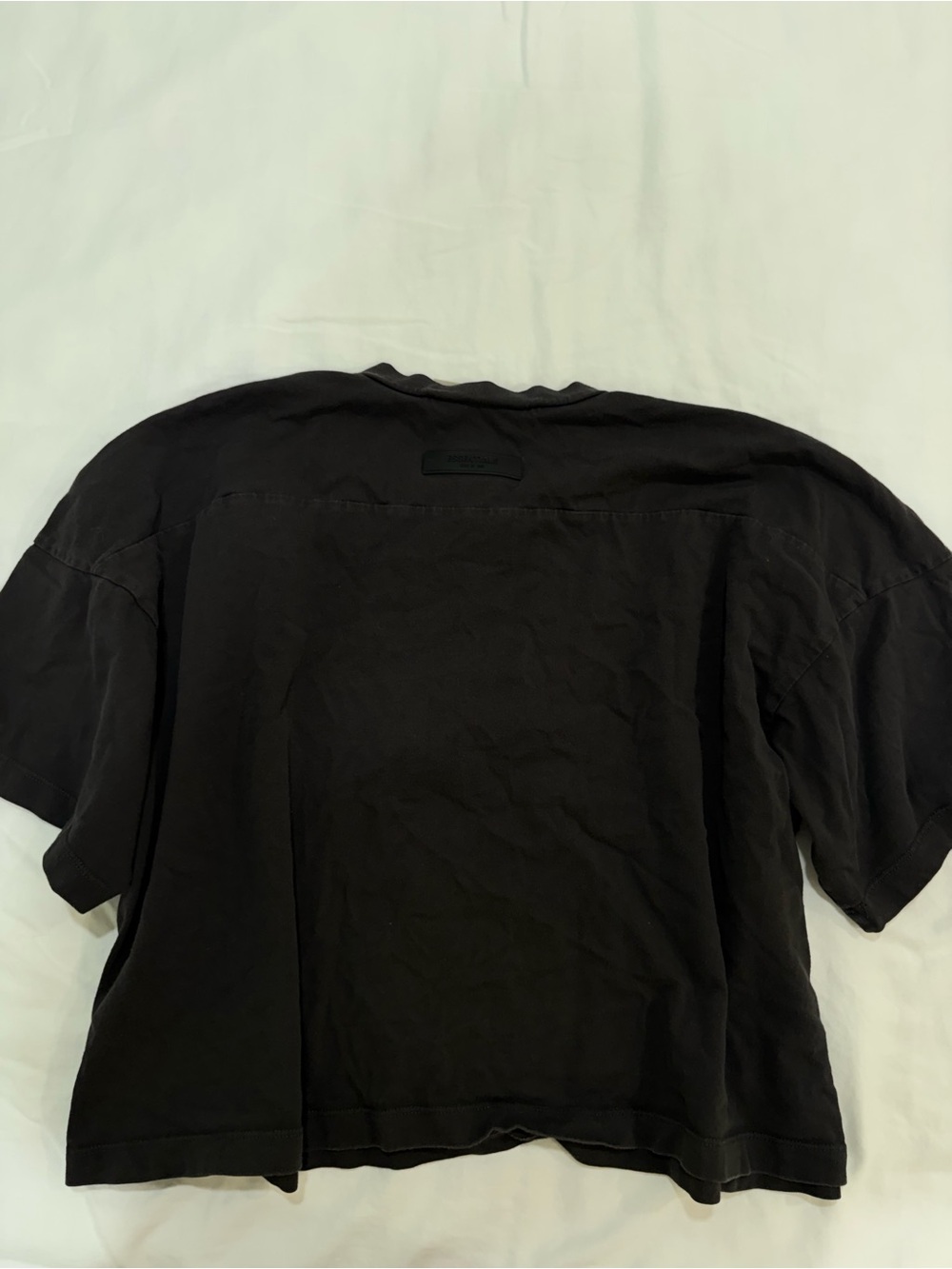 ESSENTIALS women’s Black Graphic 77 Tee - Picture 2 of 3